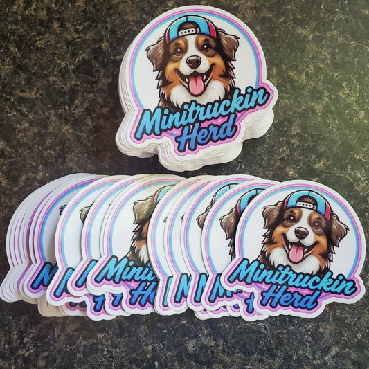 Minitruckin Herd 3"Sticker Free Shipping